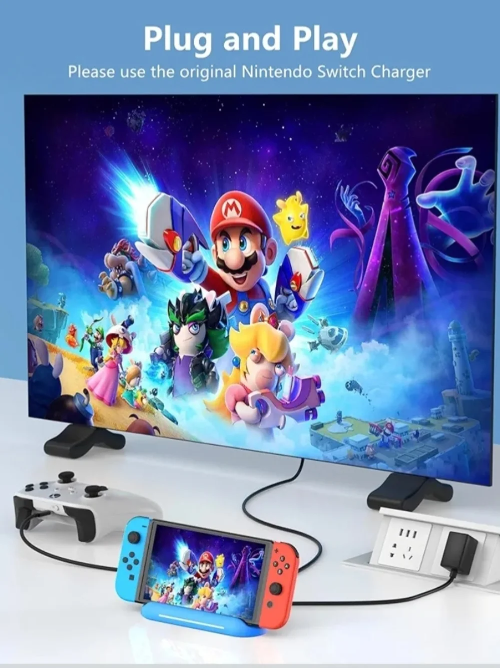 5 in 1 Switch Dock for Nintendo Switch OLED TV Adapter Switch Docking Station
